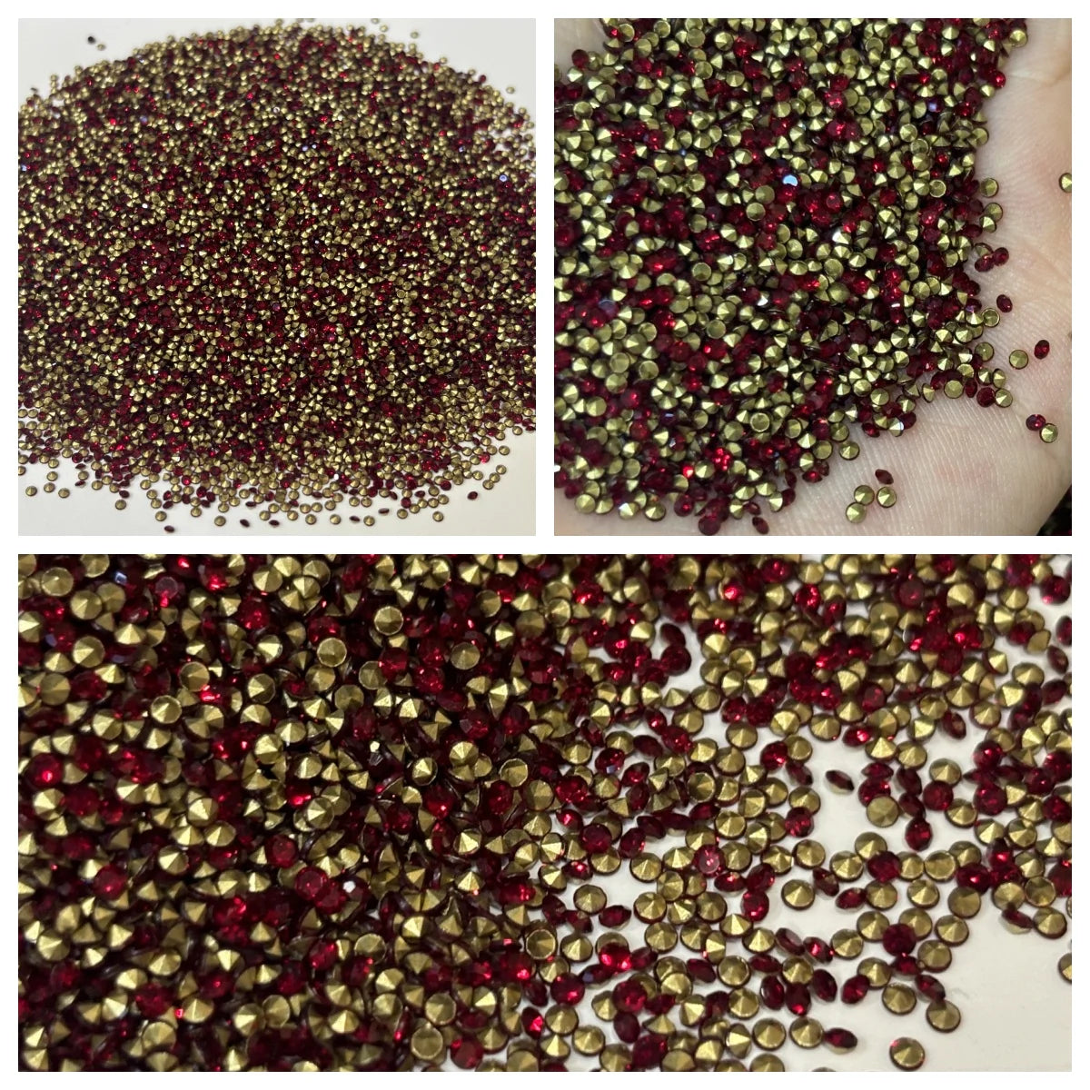 Wholesale SS4 Pointed Bottom Glass Rhinestone DIY Nail Decorations Accessories Crystal Diamond Chaton Rhinestones