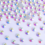 QIYI Hot Selling Crystal Crystal AB Grade AAAAAA Exceptional Luster 2058 Non Hotfix Flat Back Rhinestones for Wedding Garments