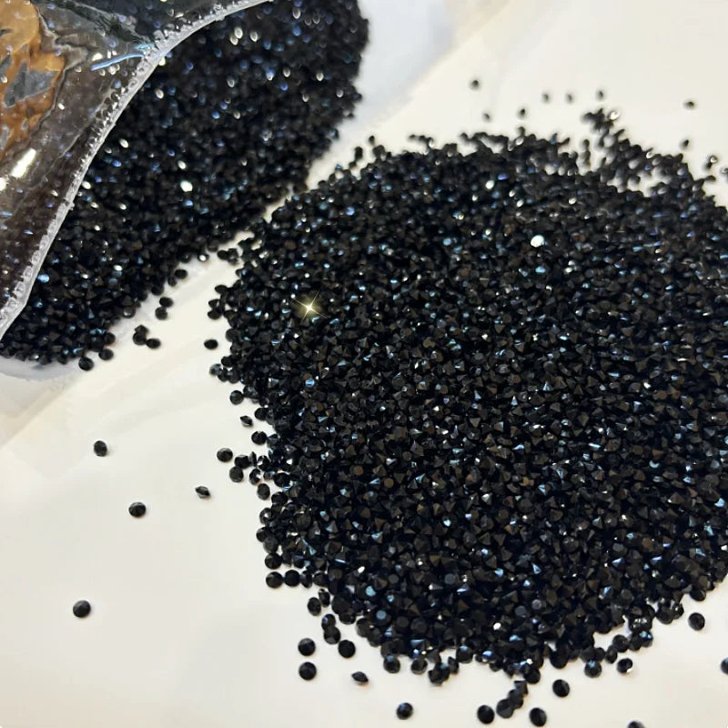 High Quality 3mm Pointback Resin Rhinestone Jewelry Accessories Custom Wholesale Bulk for Shoes Nails Garments Bags