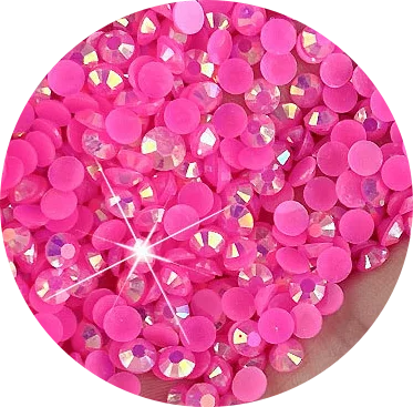 Hot Selling ABcolor 3mm Flat Back Crystal Rhinestone With Multiple Color Options, Circular Resin Rhinestone Nail Diamond Jewelry