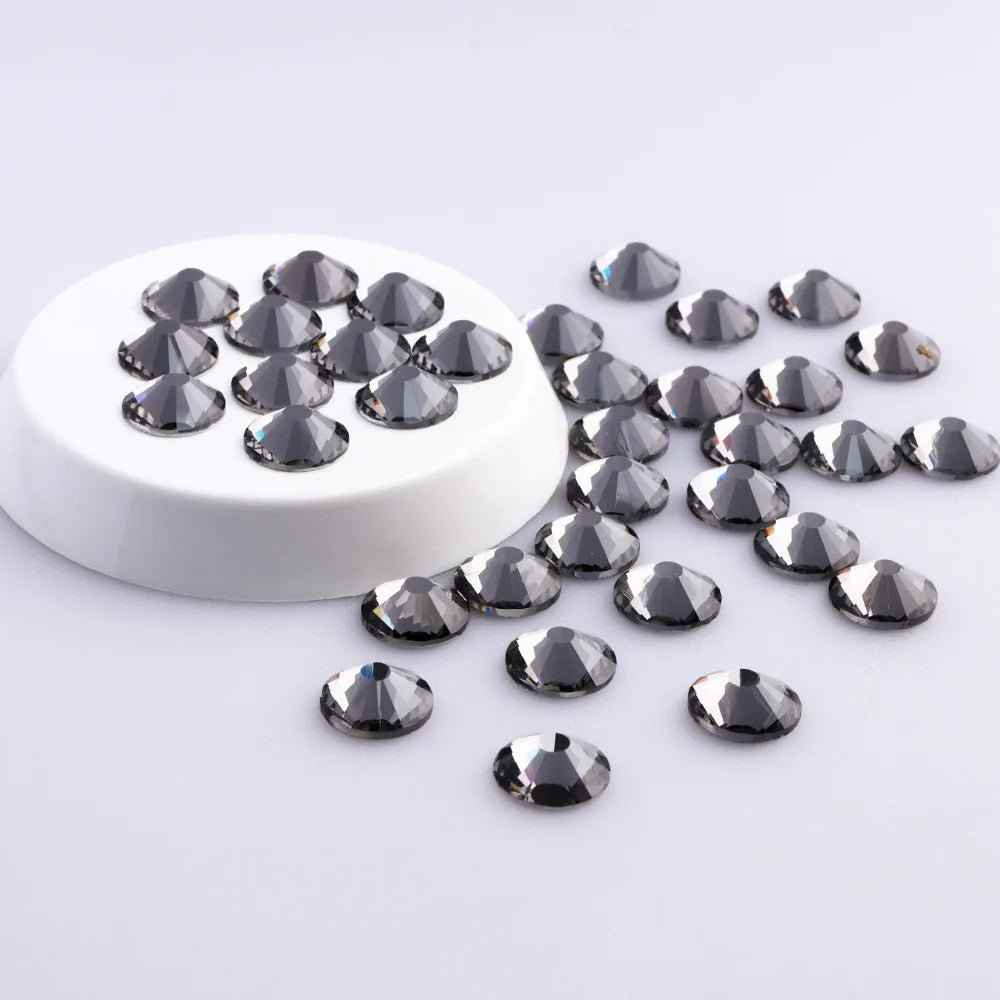 QIYI Factory Wholesale SS60 Flatback Rhinestones Bulk Non Hotfix Crystal Glass Rhinestone for Garment Nail Art