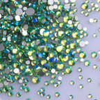 Wholesale High Quality Rhinestone Non Hotfix Bulk Transparent Crystal AB Glass Rhinestones Mixed Sizes