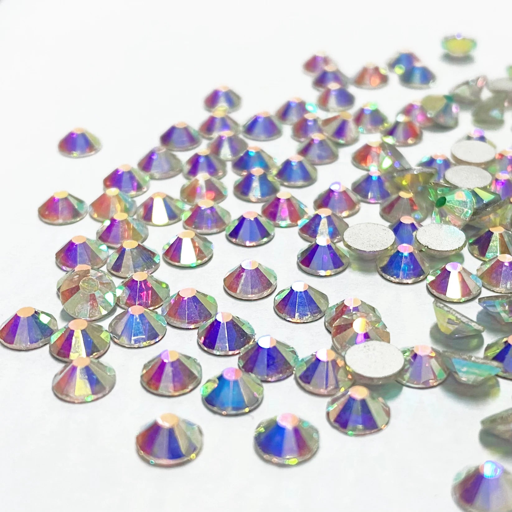 Factory Supply 1440 PCS Non Hotfix Glass Rhinestones Bulk Flatback Diamond Stone Crystal Rhinestone for Dress Nail