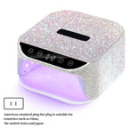 New Style Diamond-Inlaid UV LED Nail Lamp, High-Power Quick-Dry Gel Polish Machine for Professional Nail Salons