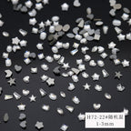 Princess Series Mixed Shapes Flatback Teardrop Crushed Rhinestones Diamond Nail Art Decorations Accessories