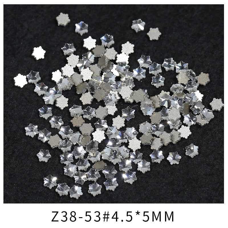Princess Series Mixed Shapes Flatback Teardrop Crushed Rhinestones Diamond Nail Art Decorations Accessories