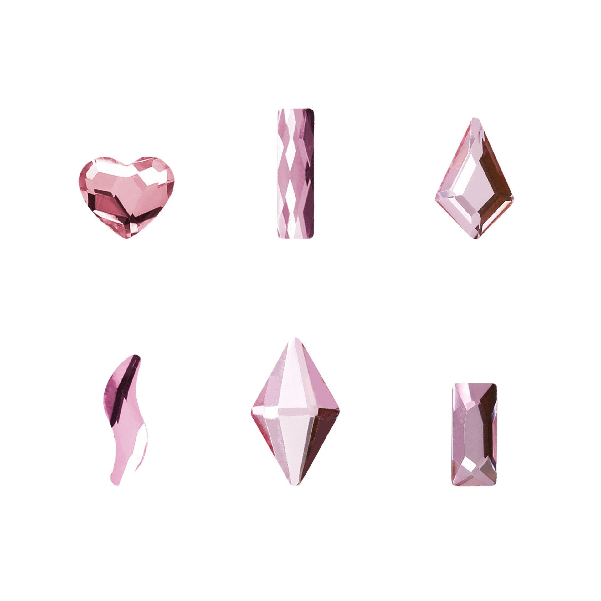 1440 Pcs/Bag Hot-Selling Nail Art Rhinestones: Light Pink Flatback Teardrop Glass Rhinestones | DIY Nail Art Ornaments Wholesale