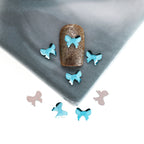 Lake Blue Small Flatback Shaped Rhinestones: Blue Rhombus, Marquise, Teardrop, Heart | Nail Art Glass Ornaments Wholesale