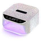 New Style Diamond-Inlaid UV LED Nail Lamp, High-Power Quick-Dry Gel Polish Machine for Professional Nail Salons