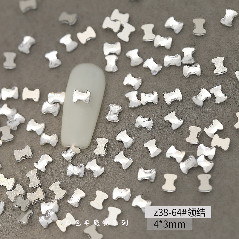 Princess Series Mixed Shapes Flatback Teardrop Crushed Rhinestones Diamond Nail Art Decorations Accessories