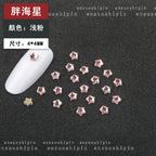 New Hot-Selling Light Pink Gold Base Flatback Shaped Marquise Teardrop Glass Rhinestones DIY Nail Art Accessories Wholesale