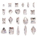 Princess Series Mixed Shapes Flatback Teardrop Crushed Rhinestones Diamond Nail Art Decorations Accessories