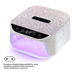 New Style Diamond-Inlaid UV LED Nail Lamp, High-Power Quick-Dry Gel Polish Machine for Professional Nail Salons