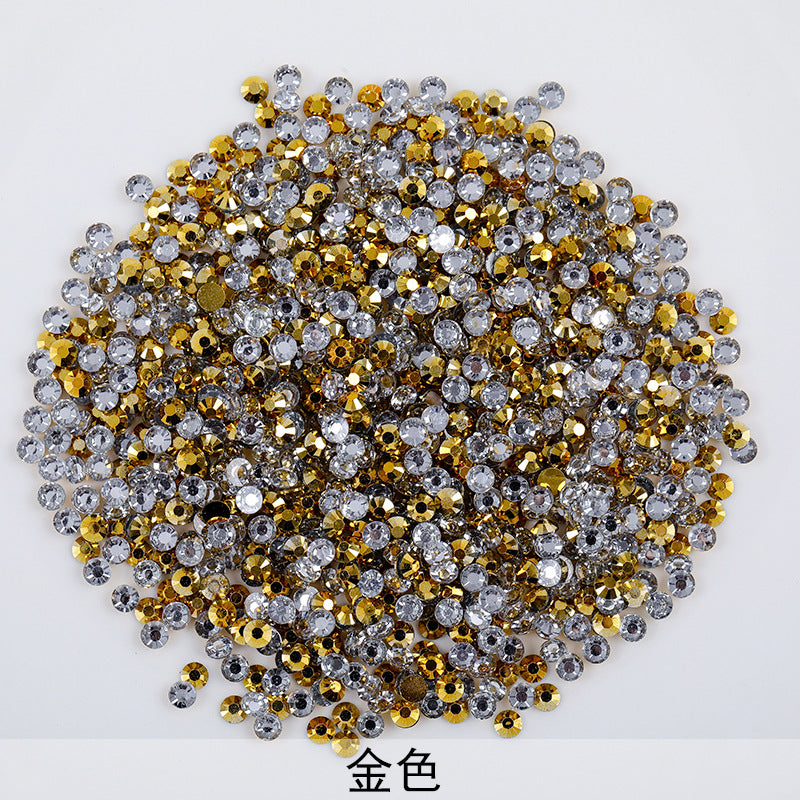 Resin Rhinestones Flatback Round Aurora Jelly AB Rhinestones | Nail Art, Violent Bear DIY, Toy & Phone Case Ornament Accessories