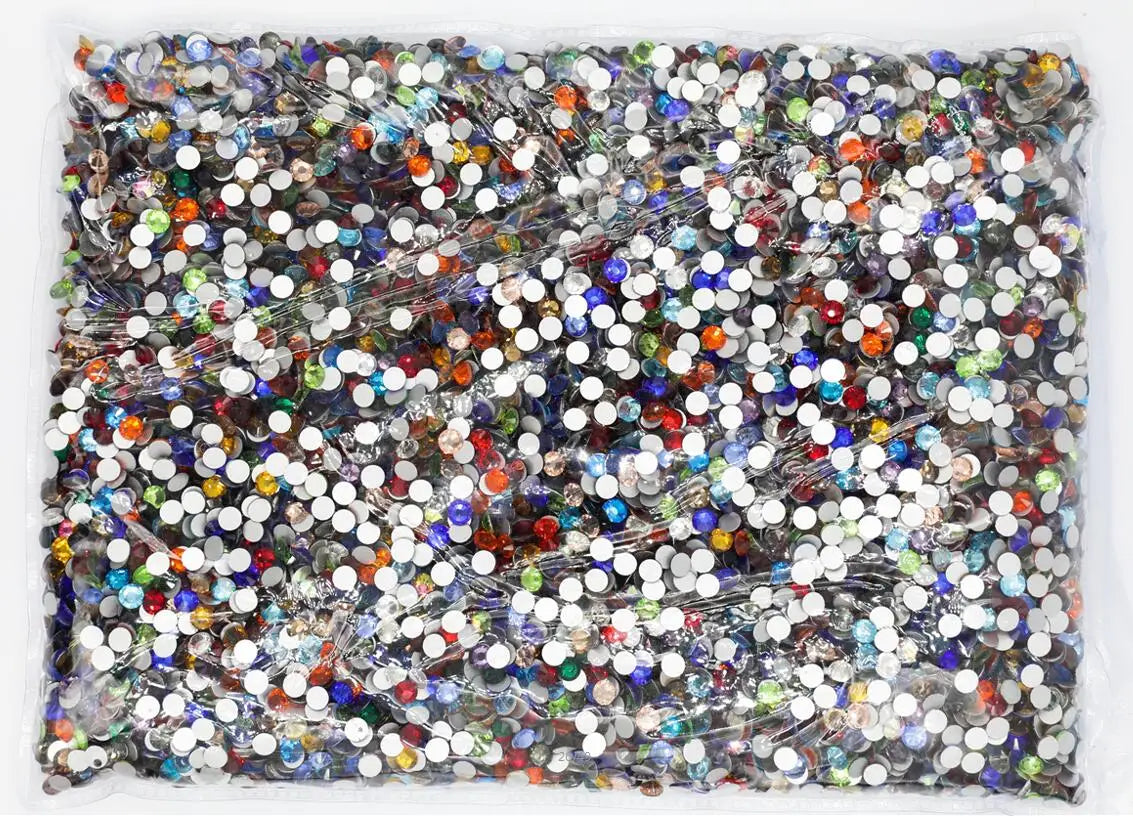 Big Bulk Package SS3-SS30 Flatback Non Hotfix Crystal Nail Art Rhinestone Decoretion Glitter Flatback Crystal AB