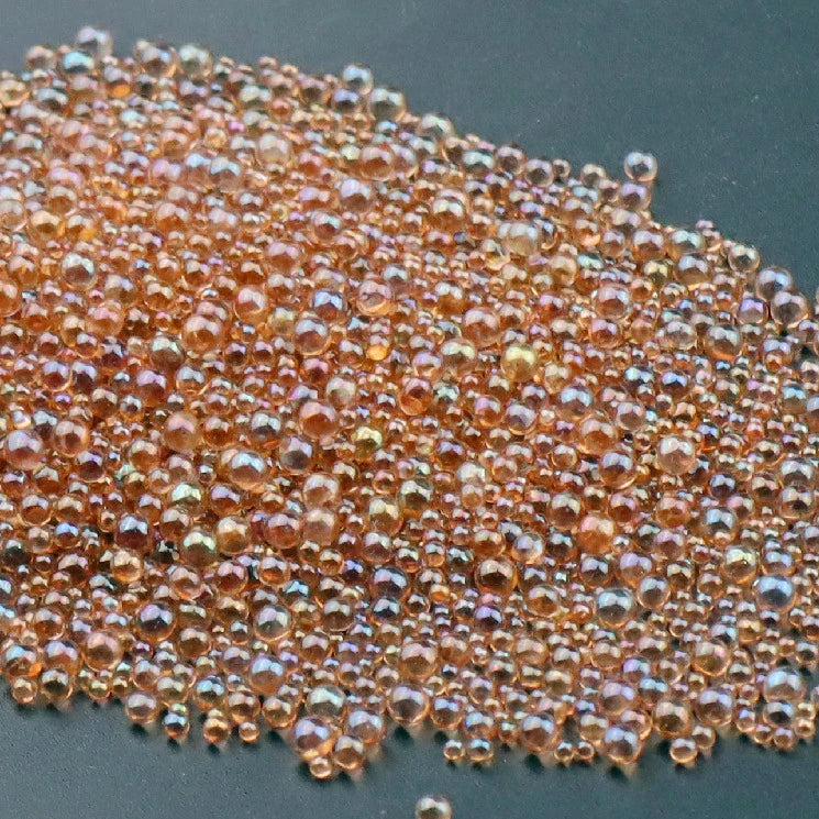 10g/Bag Caviar 0.6-3mm Mix Glass Tiny Rhinestones For Manicure Balls Micro Beads For Nail Decorations DIY Charms Nail Art