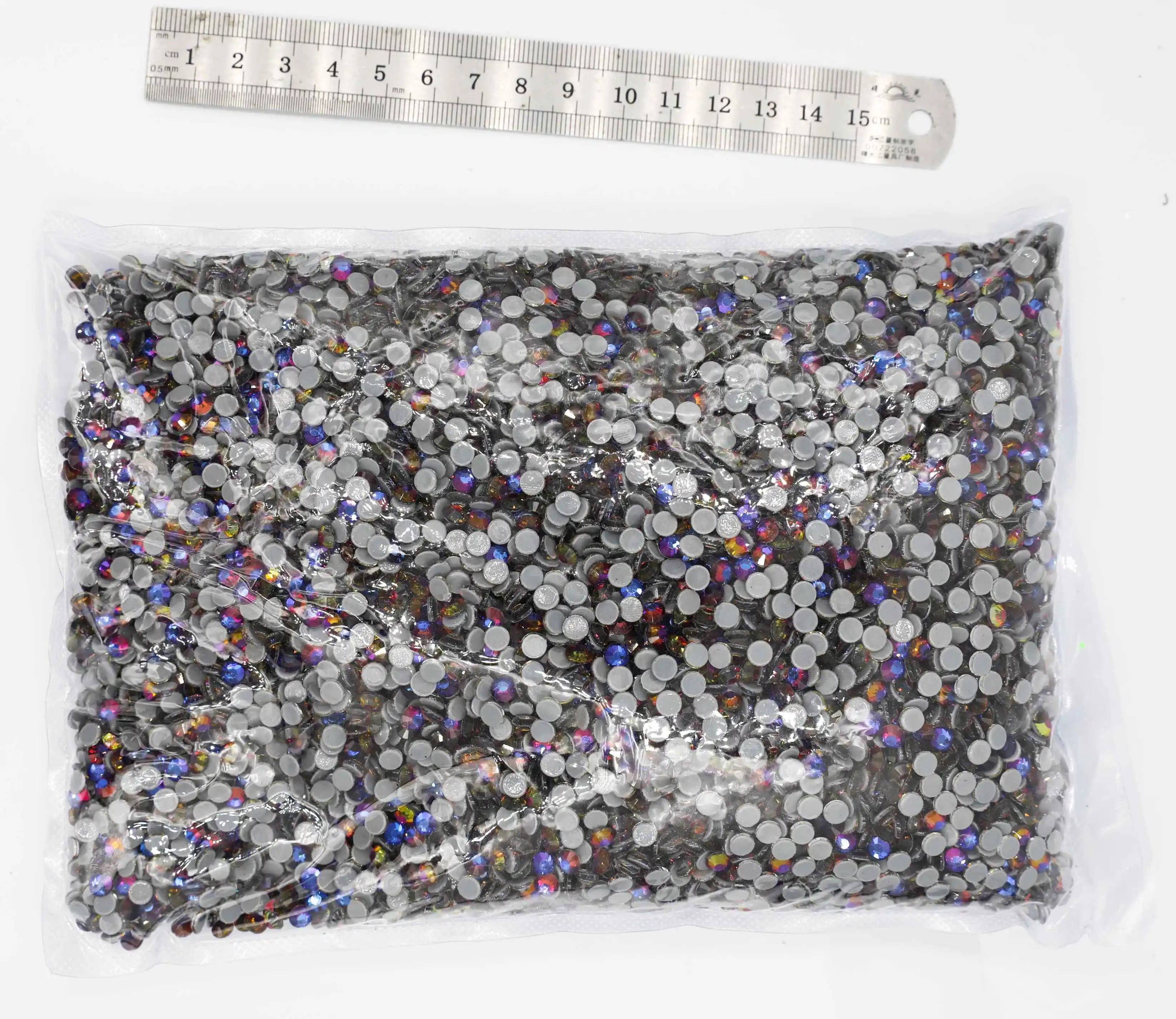 SS6-SS30 Bulk Bag 42 Colors Wholesale Top Quality Better DMC Hotfix Rhinestones Crystal Hot Fix Rhinestone Garment
