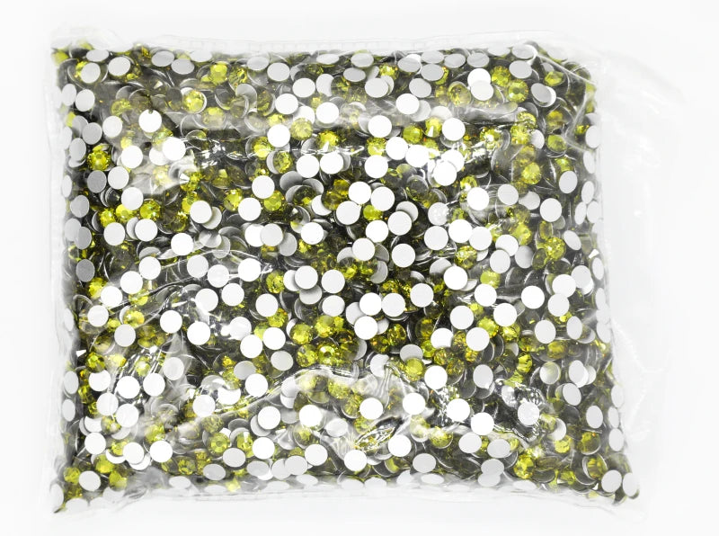 100Gross Big  Package White/Pink/Green/Blue/Opal Flatback Crystal AB Non hotfix Rhinestones AB Strass for Nail Art Decorations