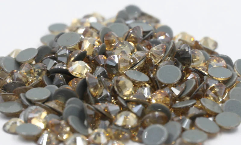 SS6-SS30 40Colors Crystal AB DMC Hot Fix Rhinestones,Glass Strass Hotfix Iron On Rhinestones Nailart Sewing & Fabric Decorations