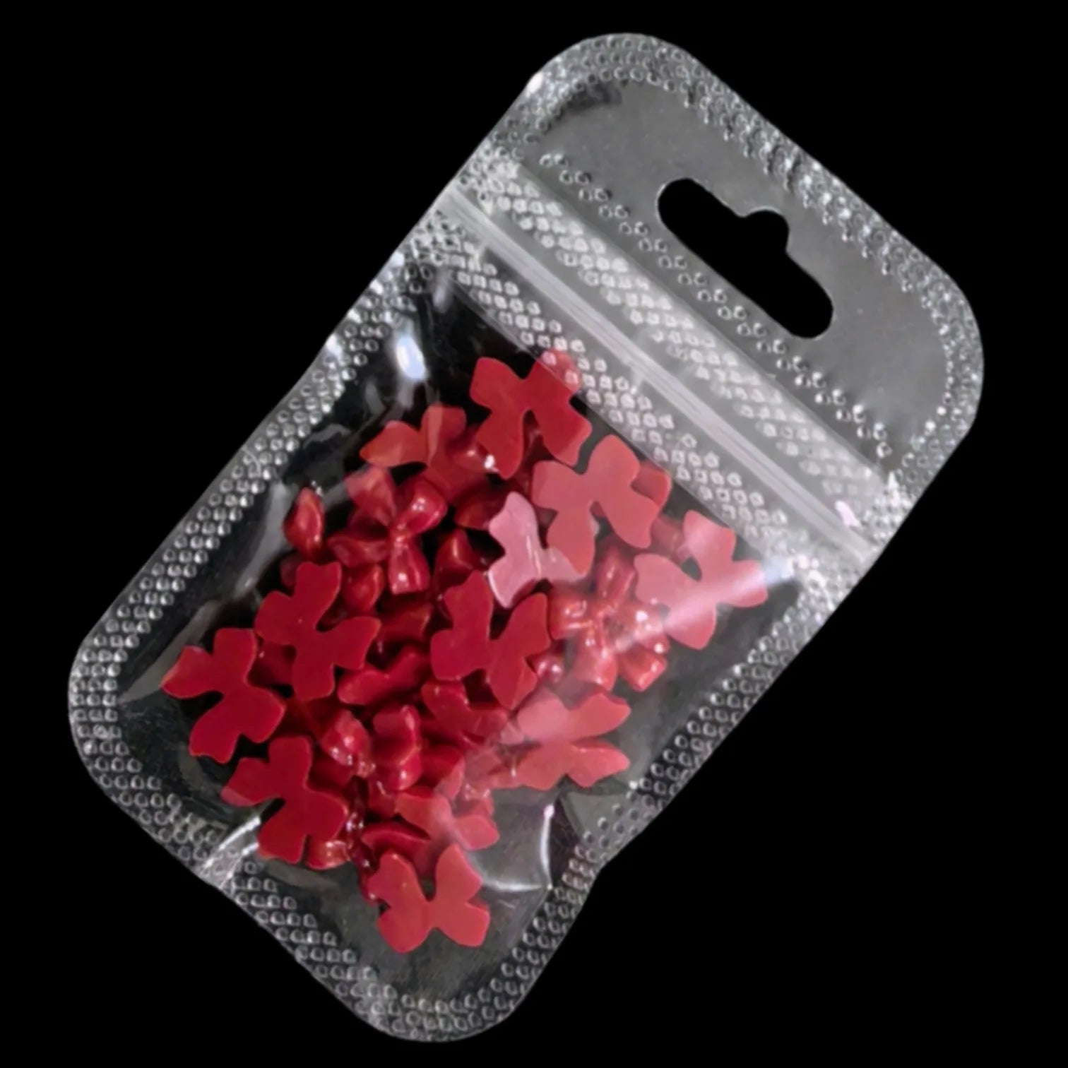 DIY Nail Art Accessories Pack Bow Tie Rhinestones Round Diamonds for Nail Decoration