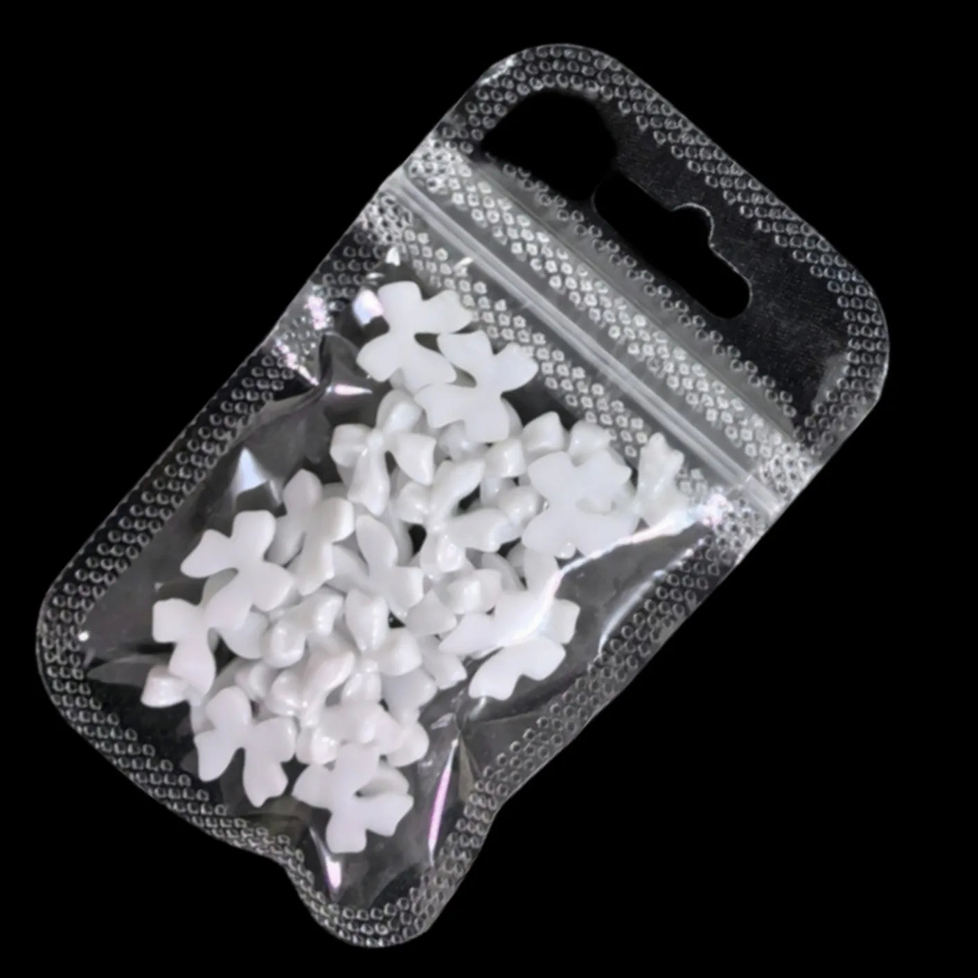 DIY Nail Art Accessories Pack Bow Tie Rhinestones Round Diamonds for Nail Decoration