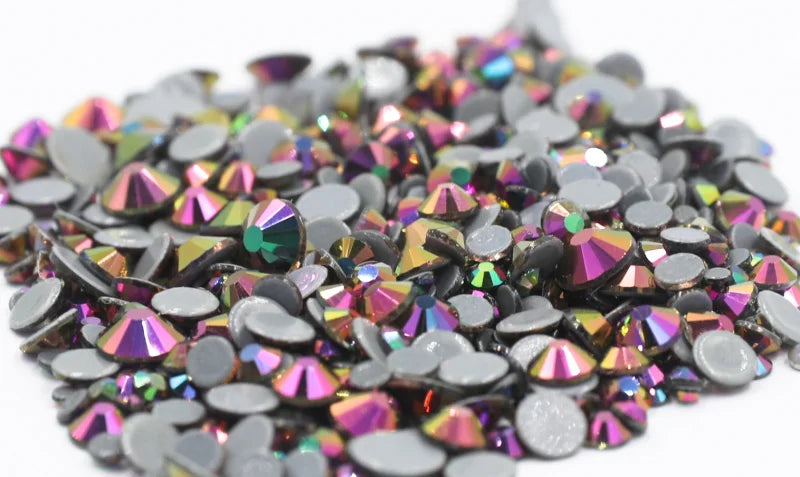 SS6-SS30 Newest 40Colors Crystal AB DMC Hot Fix Rhinestones,Glass Strass Hotfix Iron On Rhinestones Sewing & Fabric Decorations