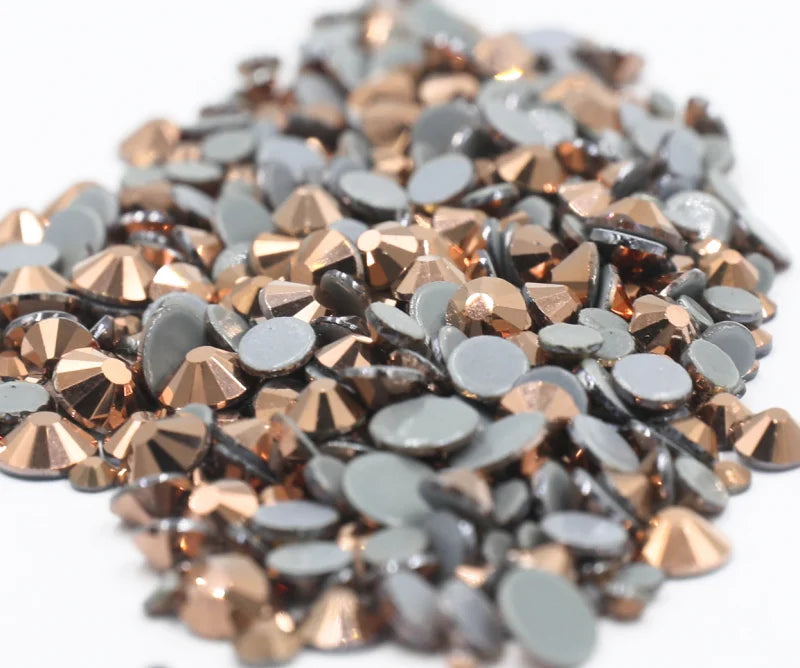 SS6-SS30 40Colors Crystal AB DMC Hot Fix Rhinestones,Glass Strass Hotfix Iron On Rhinestones Nailart Sewing & Fabric Decorations