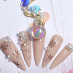 10g/bag Mini Bubble Ball Beads 0.6-3mm Mixed Tiny Beads For Glass Globe Silicone Mold Filler Charms DIY Nail Art Decor