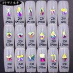 20pcs Irregular Shape Rhinestones Nail Art Gems AB Color Flat Back Diamonds Wholesale Sparkling Nail Accessories