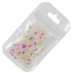 DIY Nail Art Accessories Pack Bow Tie Rhinestones Round Diamonds for Nail Decoration