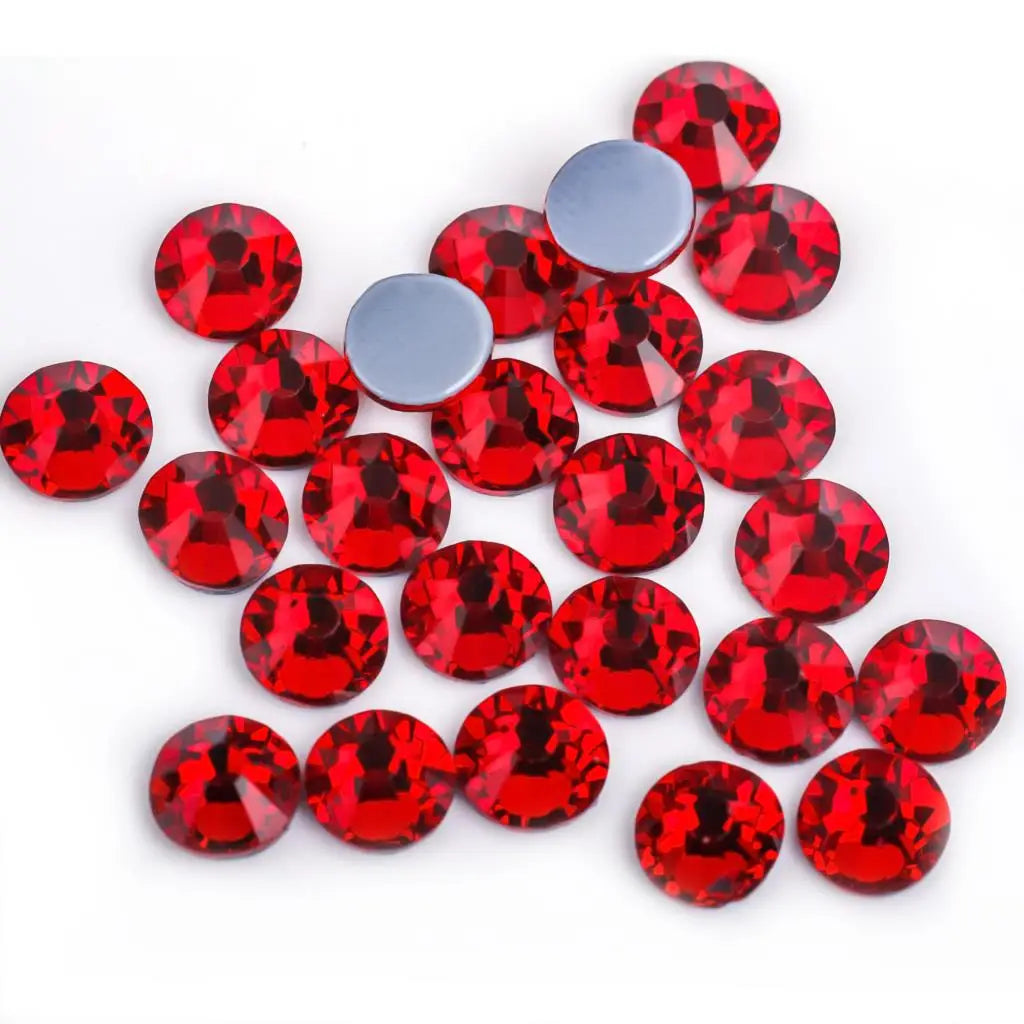 SS6-SS30 40Colors Crystal AB Better DMC Hot Fix Rhinestones,Glass Strass Hotfix Iron On Rhinestones Sewing & Fabric Decorations