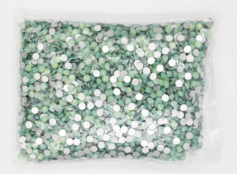 100Gross Big  Package White/Pink/Green/Blue/Opal Flatback Crystal AB Non hotfix Rhinestones AB Strass for Nail Art Decorations