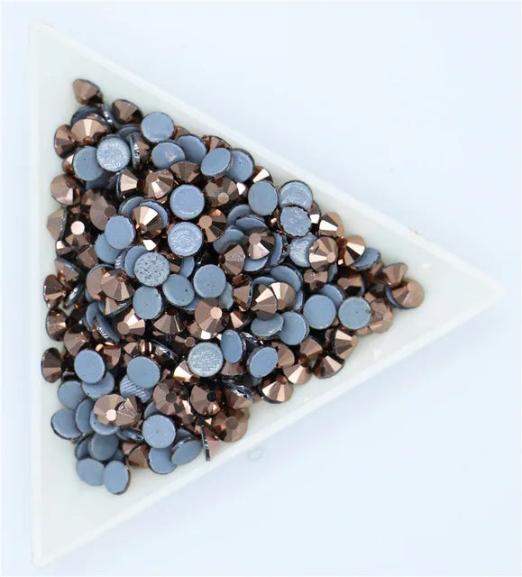 ss3,ss4,ss8,ss12,ss34 Hot fix Rhinestone Glitter Strass Flatback Glass Crystal Hotfix stones Iron on Rhinestones For Garment