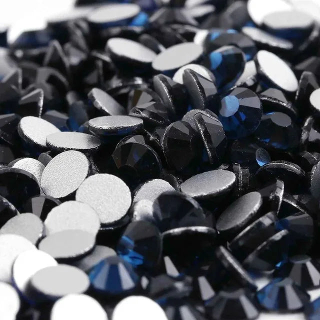 SS3~SS30 AAAAA Top Quality Crystal Non Hotfix Nail art Rhinestone Super Bright Glass Strass 3D Nail Art Decoration