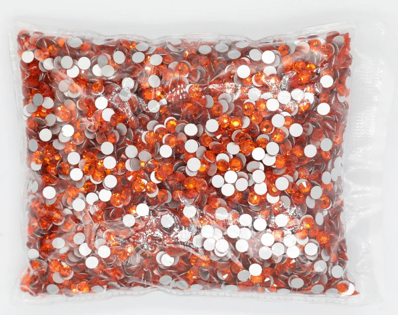 100Gross Big  Package White/Pink/Green/Blue/Opal Flatback Crystal AB Non hotfix Rhinestones AB Strass for Nail Art Decorations