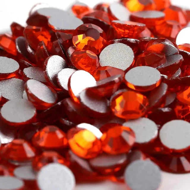 SS3~SS30 AAAAA Top Quality Crystal Non Hotfix Nail art Rhinestone Super Bright Glass Strass 3D Nail Art Decoration