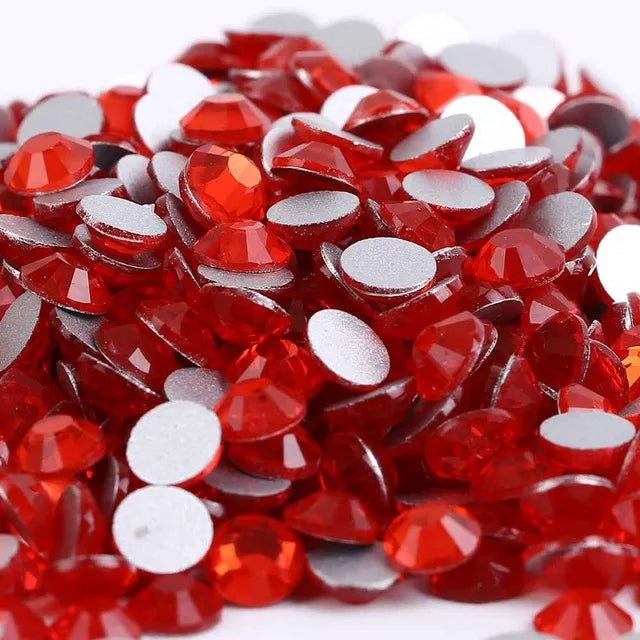 SS3~SS30 AAAAA Top Quality Crystal Non Hotfix Nail art Rhinestone Super Bright Glass Strass 3D Nail Art Decoration