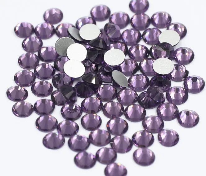 Multi colors SS3-SS30 Non Hot Fix Rhinestones flat back crystal strass glitter stone for DIY manicure 3D nail art fabric garment