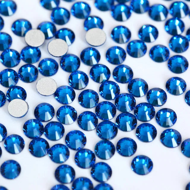 SS3~SS30 AAAAA Top Quality Crystal Non Hotfix Nail art Rhinestone Super Bright Glass Strass 3D Nail Art Decoration