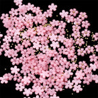 1bag  Acrylic Petal Flowers With Gold Beads Nails Glitter Kinds of Colors Flowers Rhinestones Gems DIY Nail Art Decoration