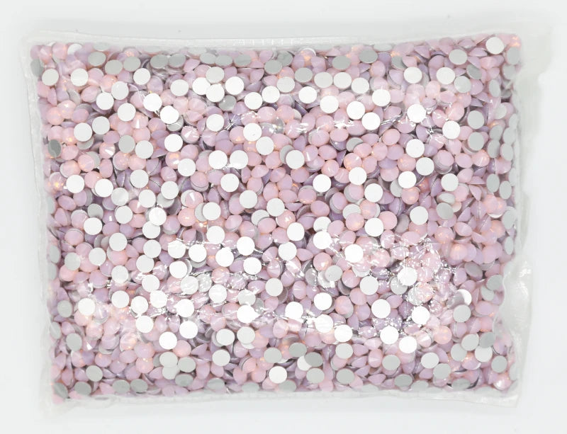100Gross Big  Package White/Pink/Green/Blue/Opal Flatback Crystal AB Non hotfix Rhinestones AB Strass for Nail Art Decorations