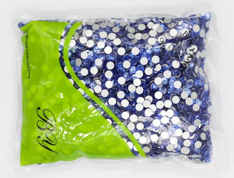 100Gross Big  Package White/Pink/Green/Blue/Opal Flatback Crystal AB Non hotfix Rhinestones AB Strass for Nail Art Decorations