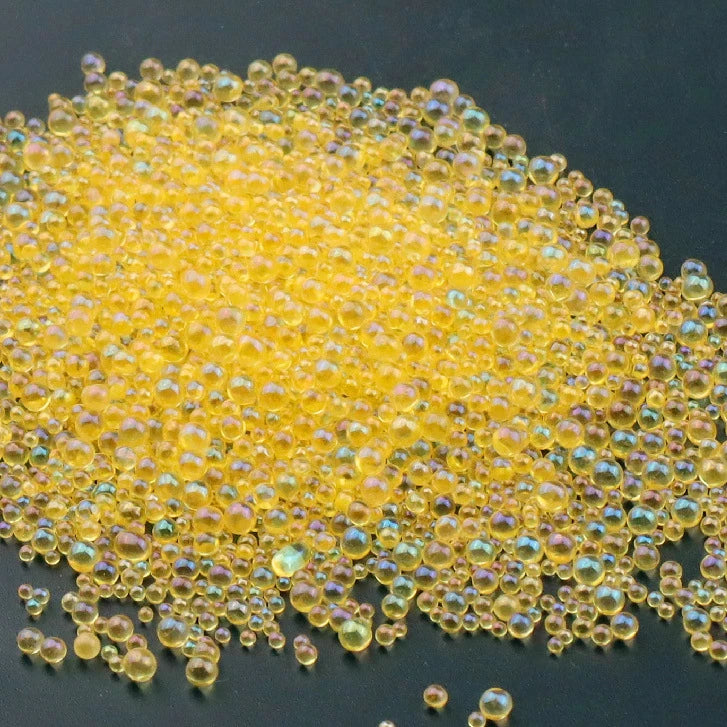 10g/Bag Caviar 0.6-3mm Mix Glass Tiny Rhinestones For Manicure Balls Micro Beads For Nail Decorations DIY Charms Nail Art
