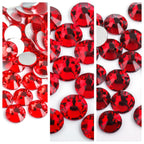 Siam Glass 3D Nail Art Rhinestones ss3 ss4 ss5 ss6 ss8 ss10 ss12 ss16 ss20 ss30 ss34 Crystal Non HotFix Nail Art Decorations