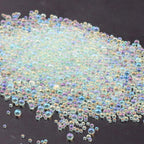10g/Bag Caviar 0.6-3mm Mix Glass Tiny Rhinestones For Manicure Balls Micro Beads For Nail Decorations DIY Charms Nail Art