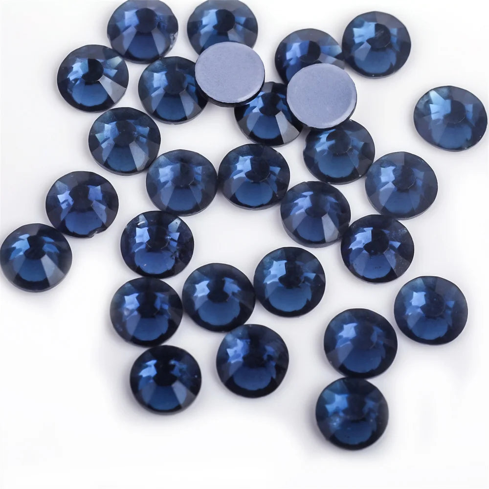 SS6-SS30 40Colors Crystal AB Better DMC Hot Fix Rhinestones,Glass Strass Hotfix Iron On Rhinestones Sewing & Fabric Decorations