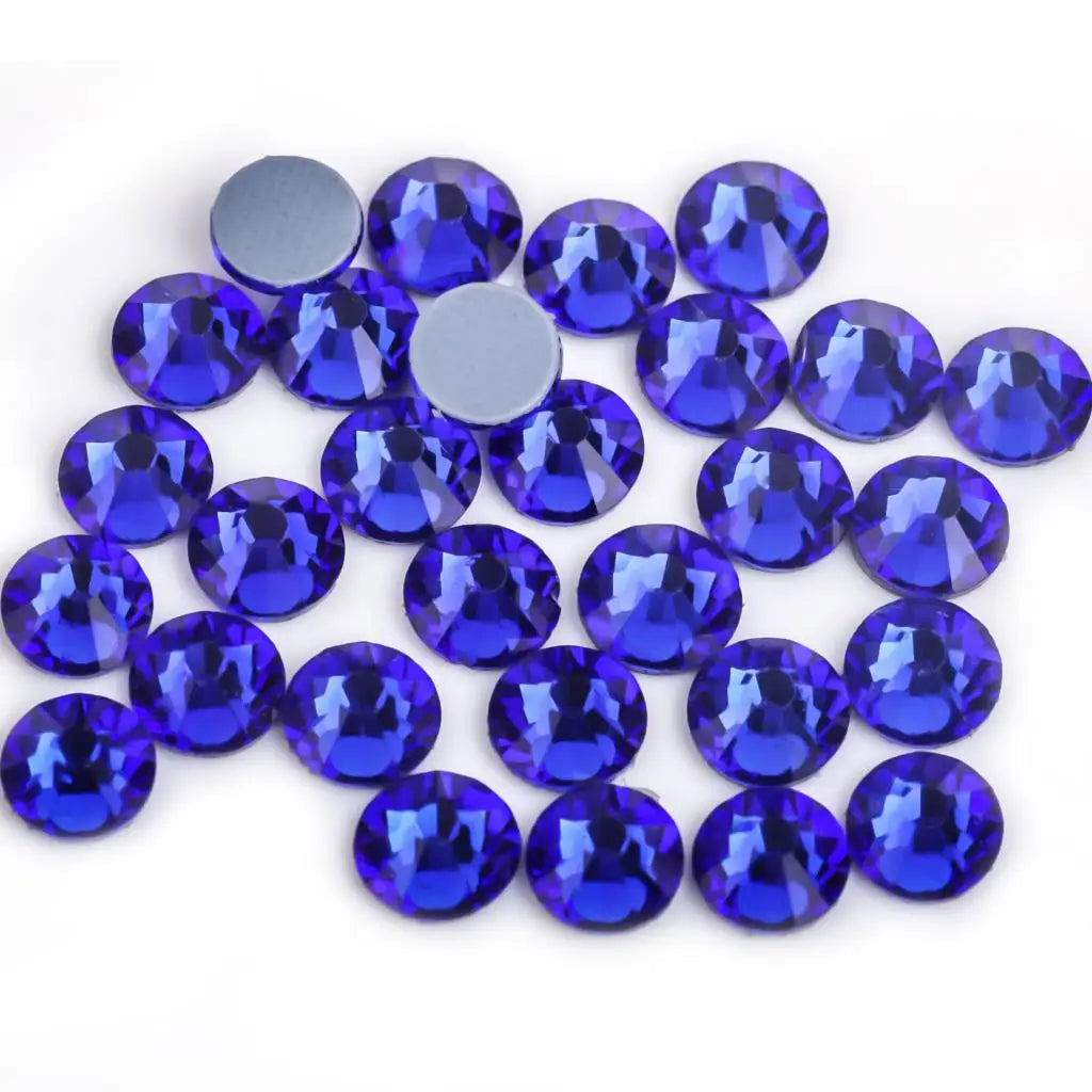 SS6-SS30 40Colors Crystal AB Better DMC Hot Fix Rhinestones,Glass Strass Hotfix Iron On Rhinestones Sewing & Fabric Decorations